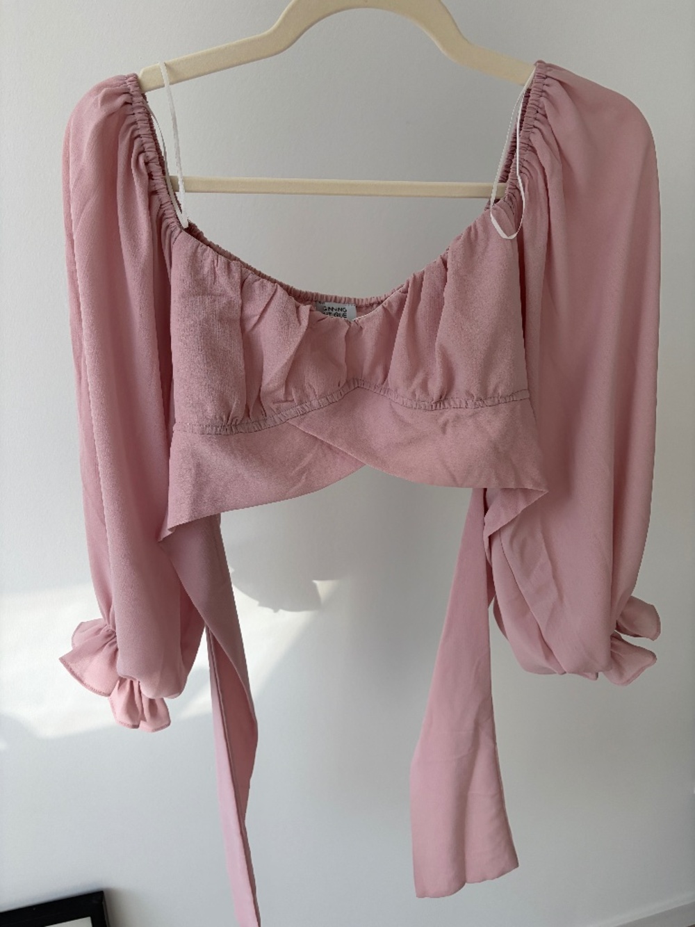 Beginning Boutique Women’s Blush Pink Top